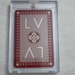 Louis Vuitton Authentic Playing Card in protective case